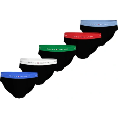 Abbildung von Tommy Hilfiger 5 PACK Slip, Herren, Größe: XXL, Irs blu wht p gr fr red vsl