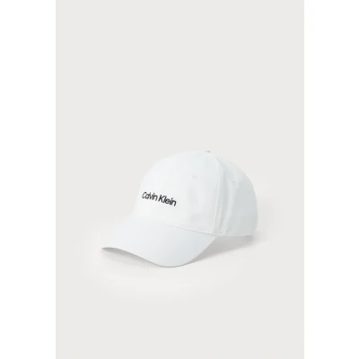 Abbildung von Calvin Klein LOGO Embroidery Baseball Cap, Herren, Größe: One Size, Bright white