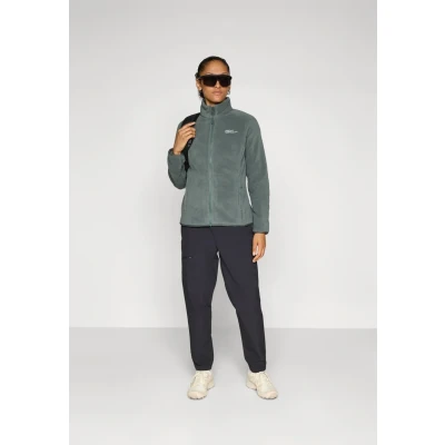 Abbildung von Jack Wolfskin Moonrise Fleecejacke, Damen, Größe: 3XL, Slate green