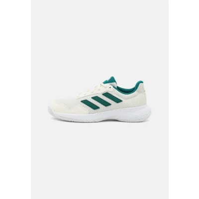 Abbildung von adidas Unisex Court Spec 2 Tennis Shoes Tennisschuhe, Off White/Collegiate Green/Cloud White, 39 1/3 EU