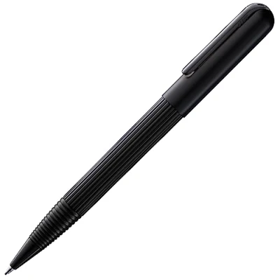 Abbildung von LAMY imporium Drehbleistift 192 Bleistift mit hochwertigster PVD Beschichtung in der Farbe Schwarz, matt 0,7mm Feinstrichmine (LAMY M 40)
