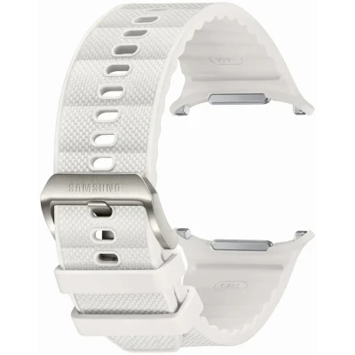 Abbildung von PeakForm Armband für die Samsung Galaxy Watch Ultra White Sand Silikon Band Weiß