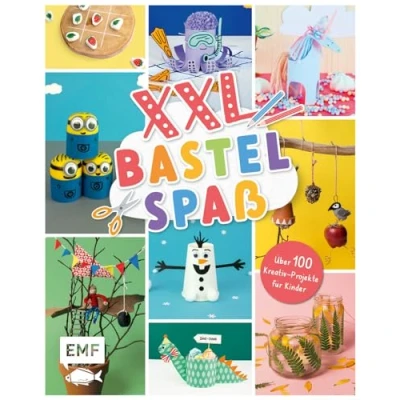Abbildung von XXL Bastelspaß für kleine Kreative: Über 100 Kreativ Projekte Kinder ab 3 Jahren: Basteln mit Papier, Naturmaterialien, Klopapierrollen und Co.