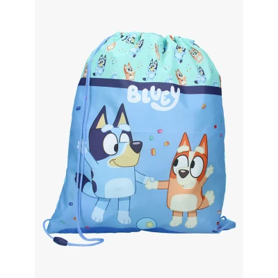 Abbildung von Cagnolina Blue und BINGO Best Friends Fun Turnbeutel Rucksack Gym Bag Maße 44 x 36 cm Hellblau Mehrfarbig, One size