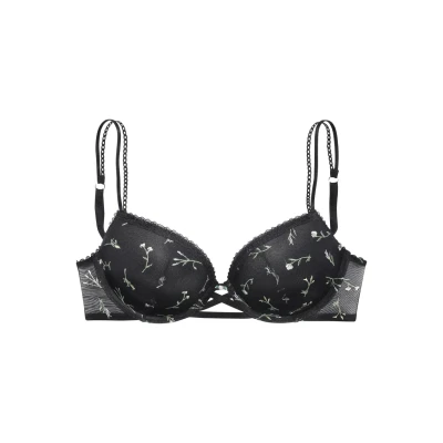 Abbildung von Vivance Push up BH »Thea«, mit Blumen aus feiner Stickereispitze, sexy Dessous