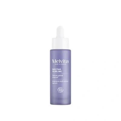 Abbildung von Melvita Nectar Sublime Nährendes und beruhigendes Serum Intensive globale Pflege Für klare, gereinigte exfolierte Haut Bio zertifiziert 99% natürlich 30 ml Flasche