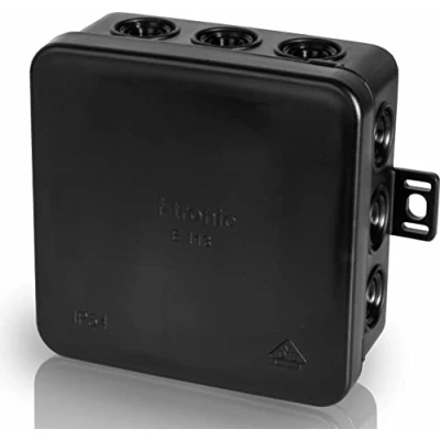 Abbildung von F tronic Abzweigkasten 85x85x40mm, schwarz, 2 Stück