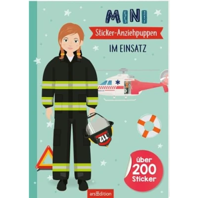 Abbildung von Mini Sticker Anziehpuppen Im Einsatz: Über 200 Stickerheft für Kinder ab 5 Jahren