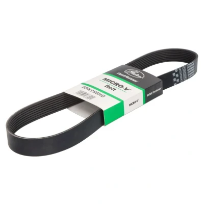 Abbildung von GATES 8PK958HD Keilrippenriemen 958 8 Polyester, EPDM (Ethylen Propylen Dien Kautschuk)