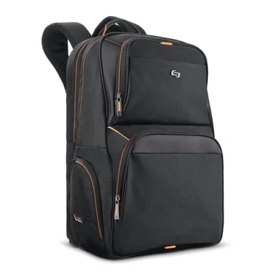 Abbildung von Solo 17,3 Zoll Laptop Rucksack, Schwarz, Einheitsgröße, Laptoprucksack für den Alltag