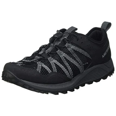 Abbildung von Merrell Herren Wildwood AEROSPORT Walking Shoe, Black, 43.5 EU