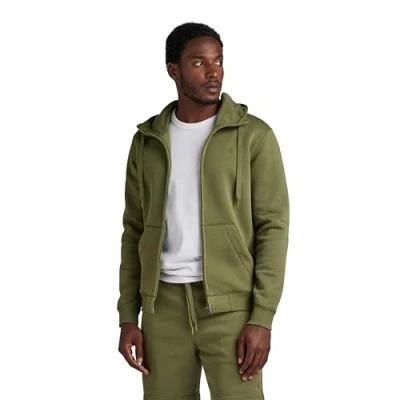 Abbildung von G Star Premium CORE HDD Sweatjacke, Herren, Größe: Small, Sage