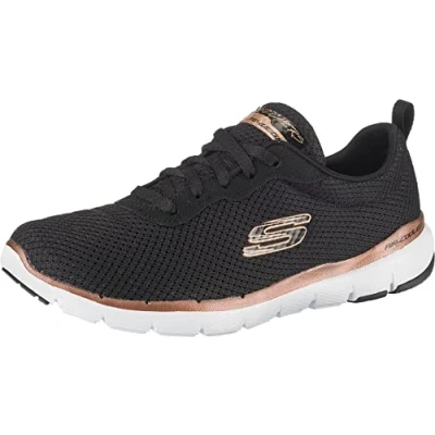 Abbildung von Skechers Sport FLEX Appeal 3.0 Sneaker low Black/rose gold, Damen, Größe: 36, gold Schuhe