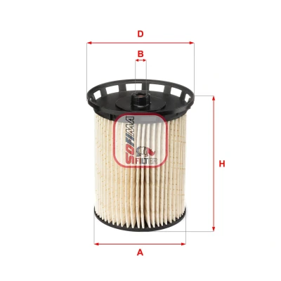 Abbildung von SOFIMA S 6129 NE Kraftstofffilter Filtereinsatz AUDI: Q7, VOLKSWAGEN: Touareg III