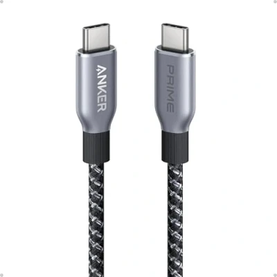 Abbildung von Anker Prime USB C auf Kabel, 240W 90cm Schnellladekabel C, Upcycled Nylon im Flecht Design, 100 Jahre Haltbarkeit, 2.0 Kabel für iPhone 16/16 Pro/16 Pro Max/16 Plus, MacBook, Galaxy S24