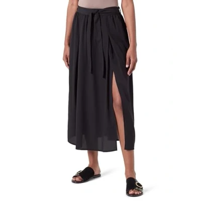 Abbildung von VILA HIGH Waist Maxirock, Damen, Größe: 36, Black