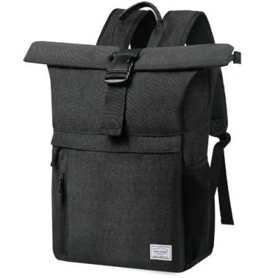 Abbildung von TAN.TOMI Rucksack Damen Groß Schulrucksack Herren Großes Mehrfächerfach mit 15,6“ Laptopfach, Unisex Rolltop für den Arbeitsalltag
