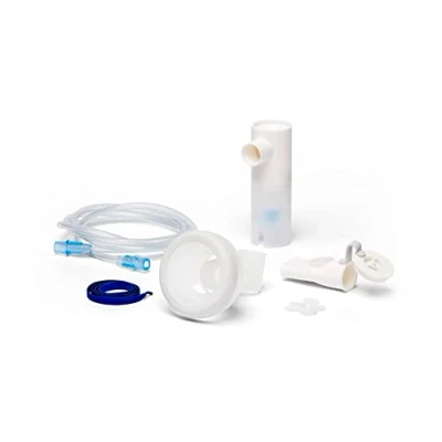 Abbildung von OMRON NEB6035 / Komplettes Zubehörset für Kinder Ersatzset X105 Advanced Inhalationsgerät Kindermaske, Mundstück, Nasenstück, Luftschlauch, Luftfilter Originalzubehör