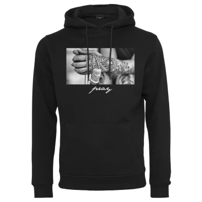 Abbildung von Mister Tee PRAY 2.0 Kapuzenpullover, Herren, Größe: Large, Black