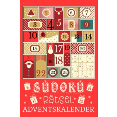Abbildung von Sudoku Rätsel Adventskalender: 24 Tage Adventskalender zum Knobeln Mini Buchadventskalender im A6 Format Originelle Kleinigkeit oder als witzige ... für Erwachsene &amp; Jugendliche