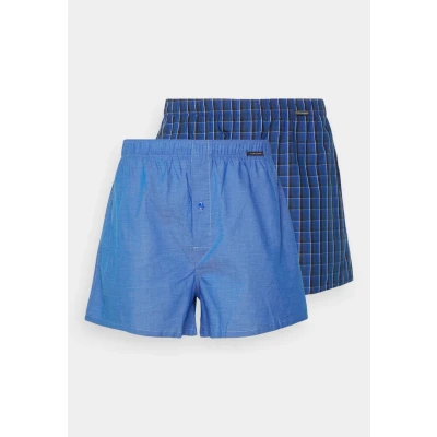 Abbildung von Schiesser Herren 2 Pack Boxershorts Baumwolle Web Multipack Webboxer, royal_180500, 4/ S
