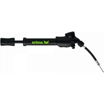 Abbildung von Erima Ballpumpe Pumpe mit Luftdruckmesser, Schwarz/Green Gecko