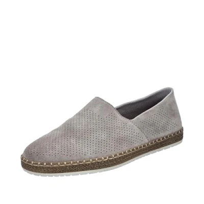 Abbildung von Rieker Slipper, Schlupfschuh, Casual Mokassin mit Perforation