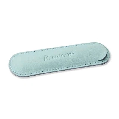 Abbildung von Kaweco 1er Leder Etui I Stifte passend f?r die Sport Serie Schreibetui aus echtem mit sch?ner Pr?gung schicke &amp; Klassische Stifttasche Stiftetui 12 x 3,5 cm in Tender Mint