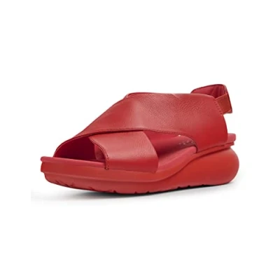 Abbildung von Camper Balloon Keilsandalette, Damen, Größe: 37, Red Schuhe