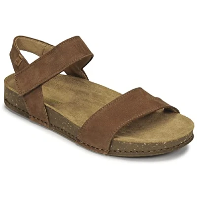 Abbildung von El Naturalista Balance Riemensandalette, Damen, Größe: 37, Wood Schuhe