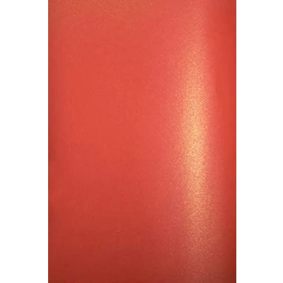 Abbildung von Netuno 20x Bastelkarton Perlmutt Rot DIN A4 210x 297 mm 280g Aster Metallic Ruby Gold Effekt Karton mit Goldpartikeln Pearlkarton Schimmer Perlglanz Bastel zum Basteln Dekorieren