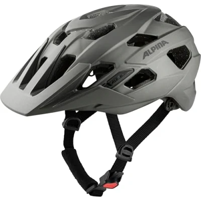 Abbildung von ALPINA ANZANA Optimal Anpassbarer, Leichter &amp; Sicherer Fahrradhelm Mit Fliegennetz Nachrüstbarem LED Für Erwachsene, Coffee Grey matt, L (57 61 cm)