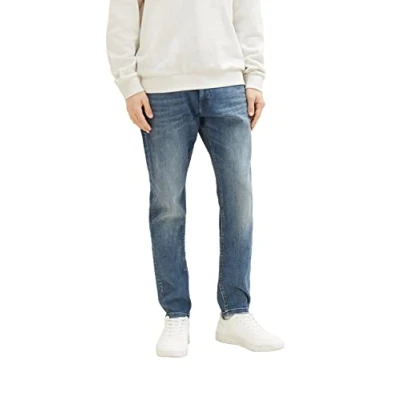 Abbildung von TOM Tailor denim Tapered SLIM Jeans Fit, Herren, Größe: 32x32, Tinted blue