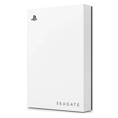 Abbildung von Seagate Game Drive PS4/PS5, 2TB, tragbare externe Festplatte, 2.5 Zoll, USB 3.0, weiß, LED blau, inkl. 2 Wochen Playstation+, STLV2000202