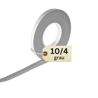 Abbildung von S&amp;S Shop Kompriband 8,0 m lang 10/4 Grau expandiert von 4 auf 20 mm Fugenbreite Rollenbreite 10 Acryl 300 Fugendichband Quellband Komprimierband Klebeband Dichtungsband