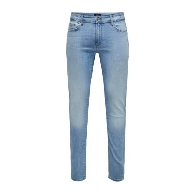 Abbildung von Only &amp; Sons Jeans Slim Fit, Herren, Größe: 34x34, Hellblau