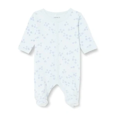 Abbildung von NAME IT Baby Mädchen Nbfnightsuit W/F Halogen Flower Noos, Blue, 68