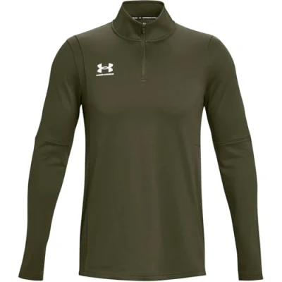 Abbildung von Under Armour Challenger Midlayer Langarmshirt, Herren, Größe: XXL, Marine od green white