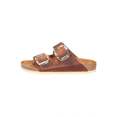 Abbildung von BIRKENSTOCK Damen Sandale Arizona Big Buckle Geöltes Nubukleder Schmal