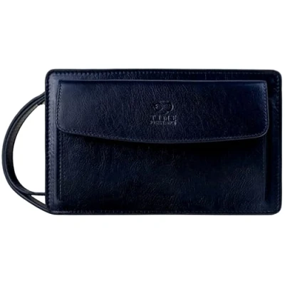 Abbildung von Time Resistance Lederclutch für Herren Handtasche Ledertasche Edles Portmonee Umhängetasche Clutch aus Leder