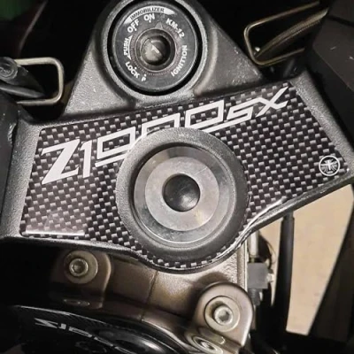 Abbildung von labelbike 3D Harz Aufkleber Dekoration und Schutz der Motorrad Gabelplatte kompatibel mit Kawasaki Z 1000SX Z1000 SX