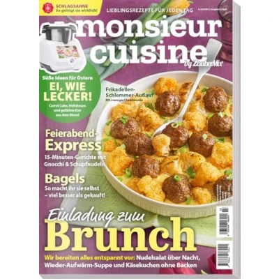 Abbildung von Monsieur Cuisine by Zaubermix 02/24 Brunch Ostern 15 Minuten Rezepte Kuchen