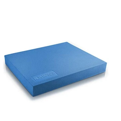 Abbildung von ALPHAPACE XXL Balance Pad 48x40x6cm in Blau inkl. gratis Übungsposter Innovatives Kissen für optimales Ganzkörpertraining Zur Steigerung von Koordination, Gleichgewicht &amp; Kräftigung
