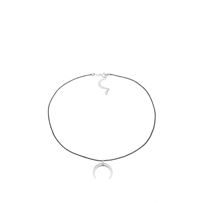 Abbildung von Elli Crescent MOON Halskette, Damen, Größe: 36, Silber