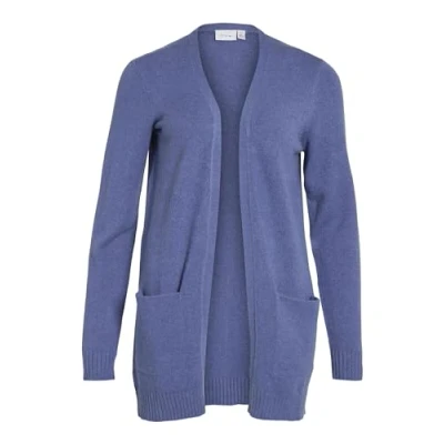 Abbildung von VILA Viril OPEN Cardigan Strickjacke, Damen, Größe: XS, Bijou blue