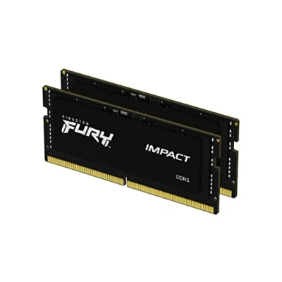 Abbildung von Kingston FURY Impact XMP 32GB 6400MT/s DDR5 CL38 SODIMM Gaming Speicher für Laptop Kit mit 2 KF564S38IBK2 32