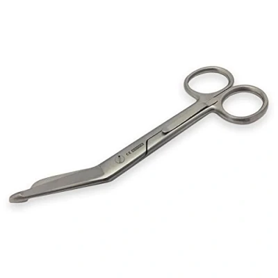 Abbildung von Gima Lister Verbandschere für Krankenpfleger, Raupe Fantasie, aus rostfreiem Stahl, seidenglänzend und pulverbeschichtet, Länge 18 cm