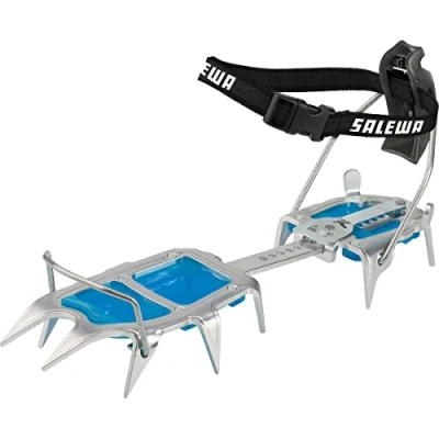 Abbildung von SALEWA Erwachsene ALPINIST ALU STEP IN Steigeisen, Steel/Blue, One Size, 00 0000000813