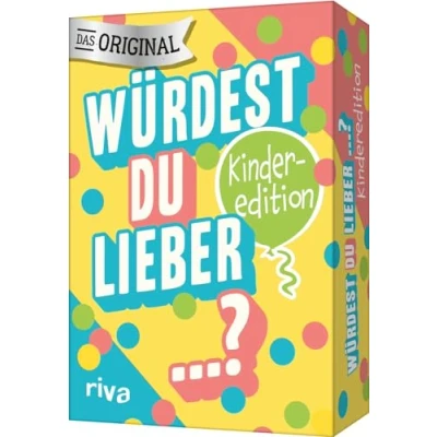 Abbildung von Würdest du lieber ...? Die Kinderedition: Das Original. Der Spieleklassiker für Geburtstage und Partys. Mit über 60 lustigen Fragen. perfekte Geschenk Kinder ab 6 Jahren