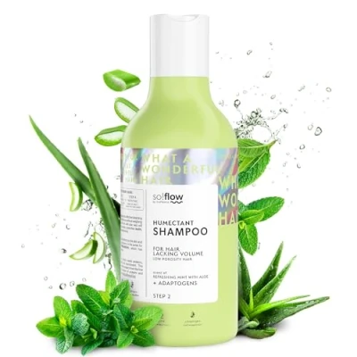 Abbildung von So!Flow Intensiv Feuchtigkeitsspendendes Shampoo mit feuchtigkeitsspendendem Glycerin und schützendem Panthenol für eine gesunde Kopfhaut lebendiges, glänzendes Haar Ohne Silikone